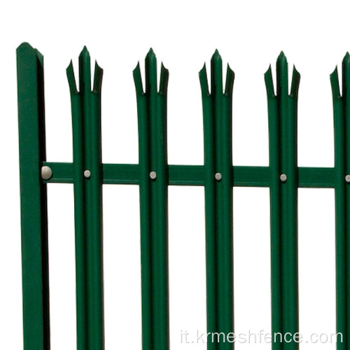 Recinzione H Palisade H Post rivestita a polvere per giardino